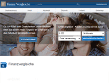 Tablet Screenshot of finanz-vergleiche.info